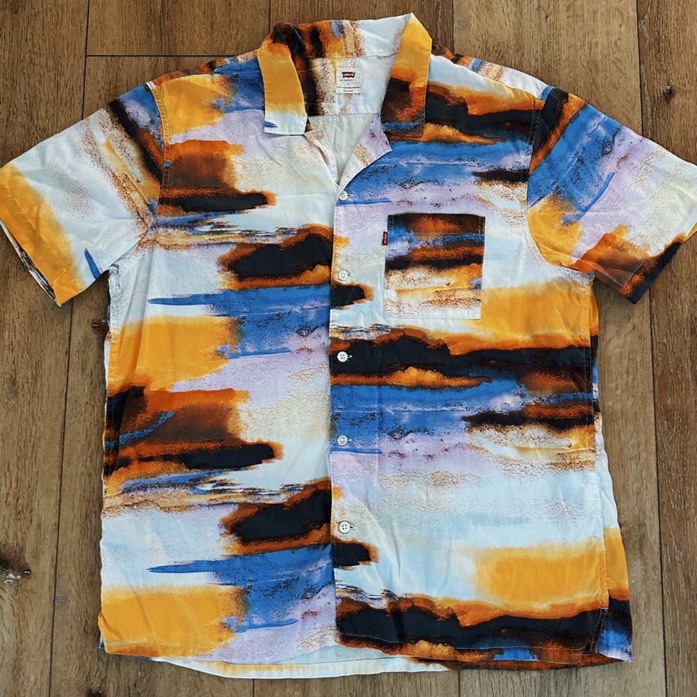 Levi's Men's Multicolor Short Sleeve Shirt